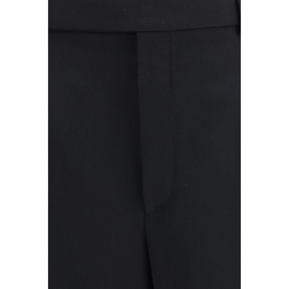 Saint Laurent Black Wool Dress Pants