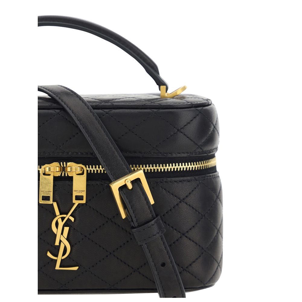 Saint Laurent Black Lamb Shoulder Bag