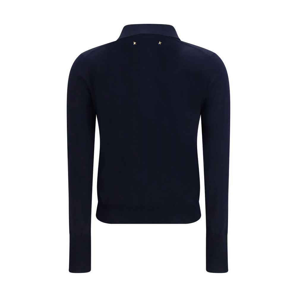 Golden Goose Blue Wool Shirt