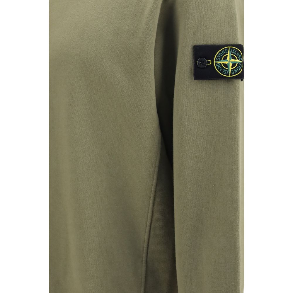 Stone Island Bicolor-Baumwoll-Sweatshirt