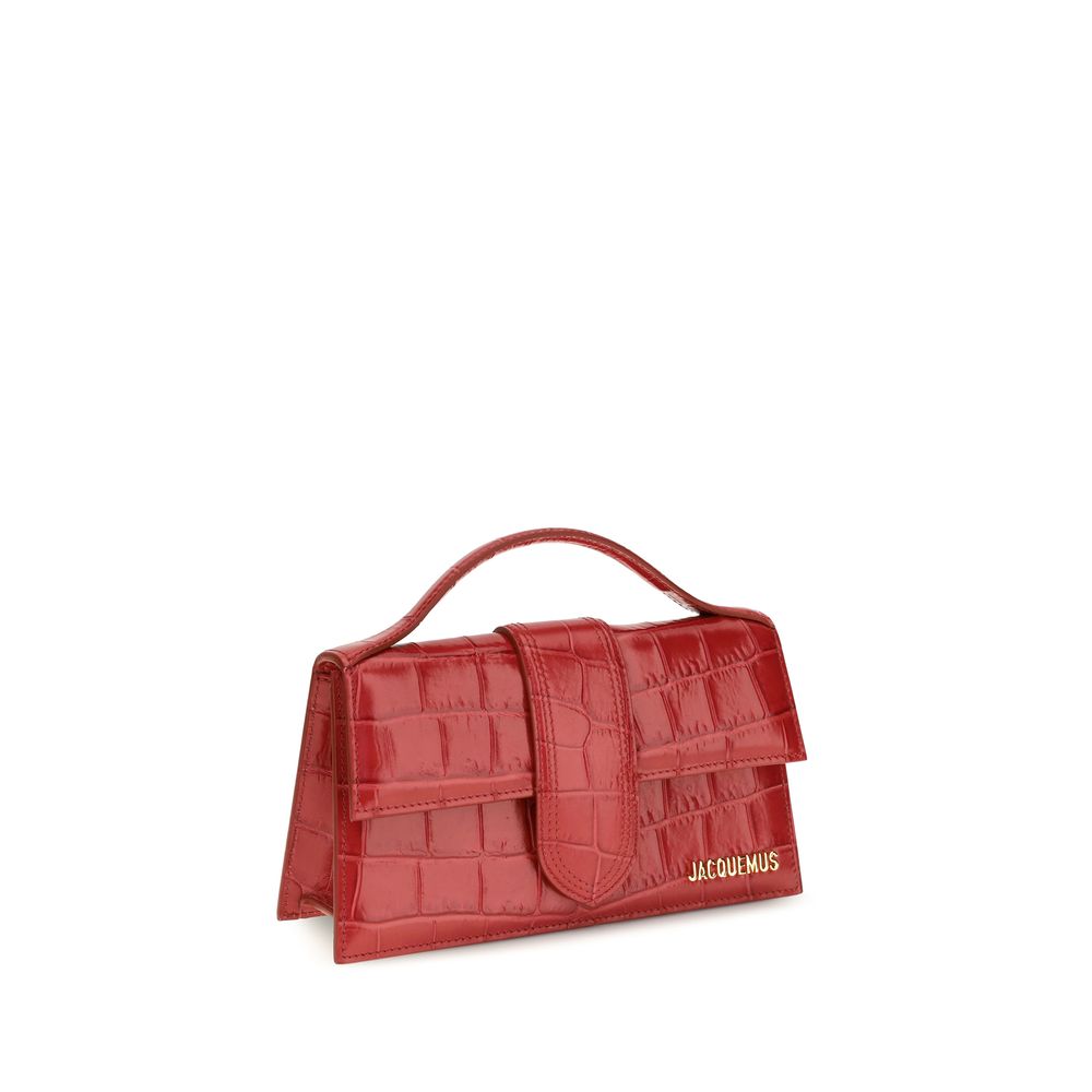 Jacquemus Red Calf Leather Handbag