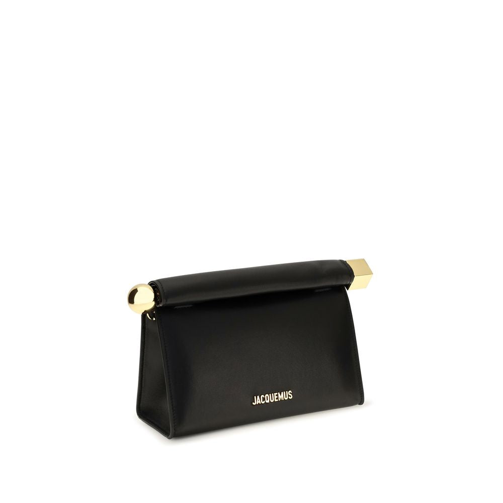 Jacquemus Black Lamb Clutch Bag