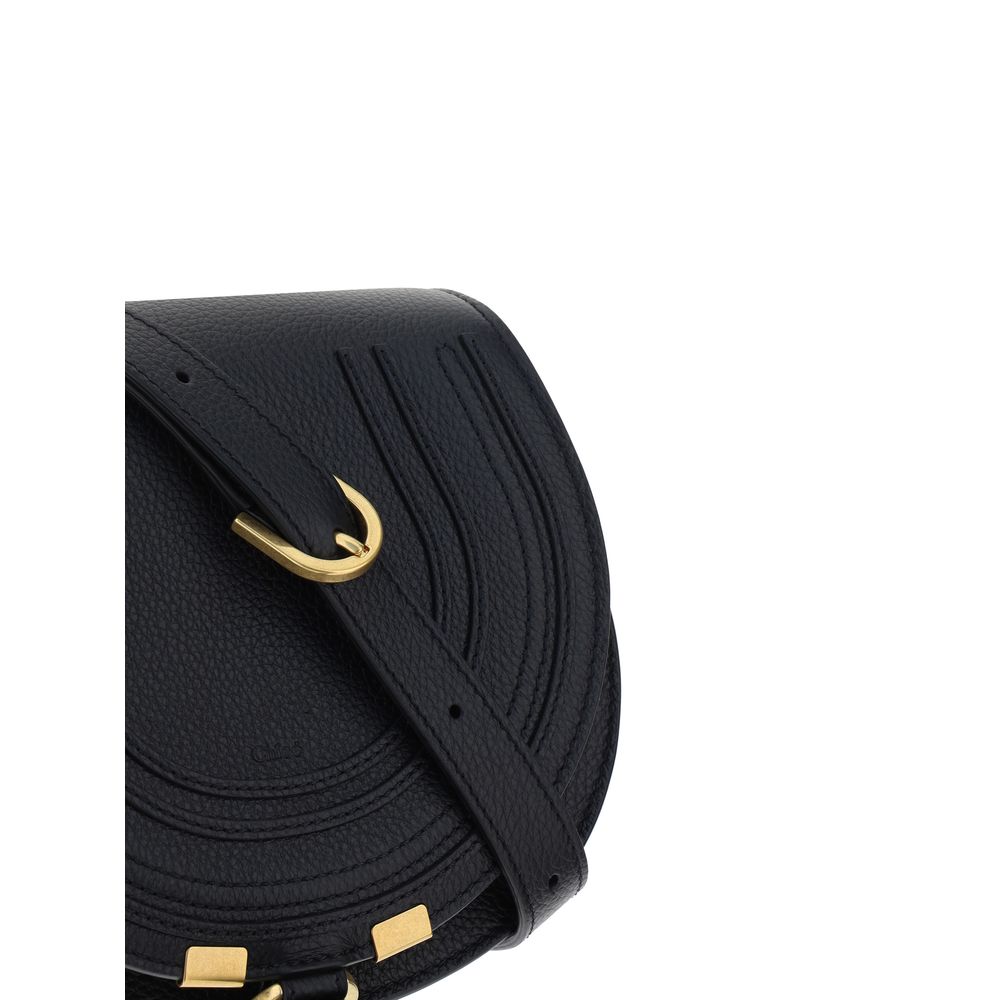 Chloé Black Calf Leather Shoulder Bag