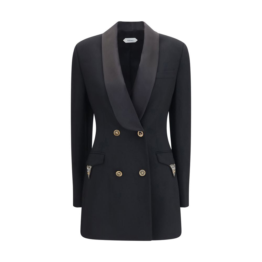 Versace Black Wool Blazer