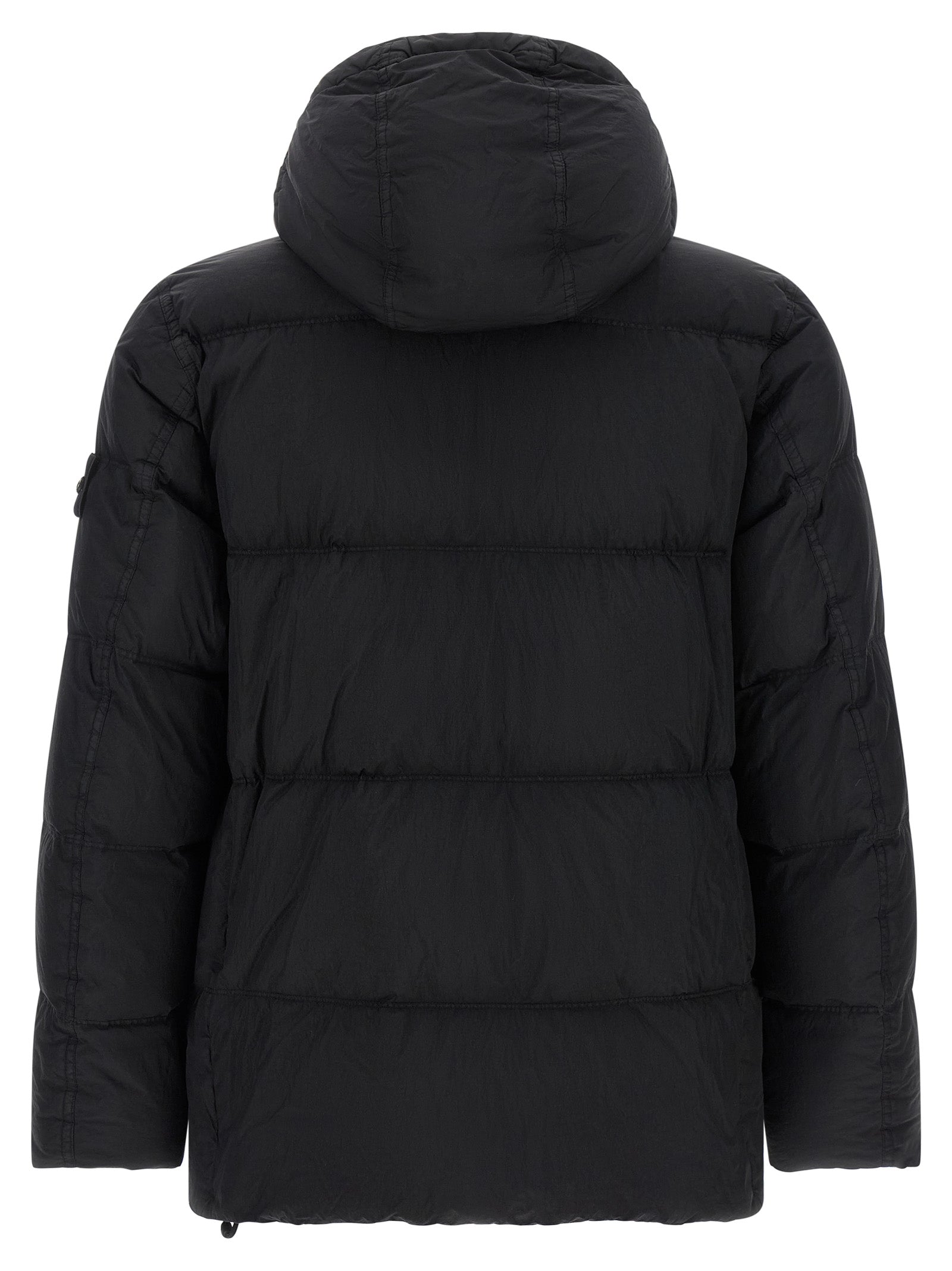 Stone Island Black Full-Length Jacket