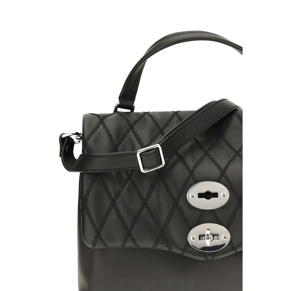 Zanellato Black Calf Leather Handbag