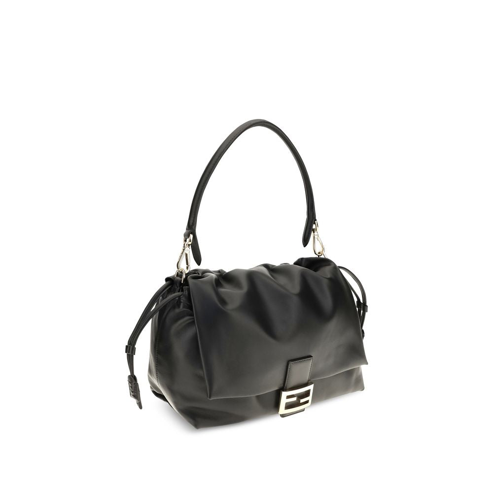 Fendi Black Calf Leather Shoulder Bag