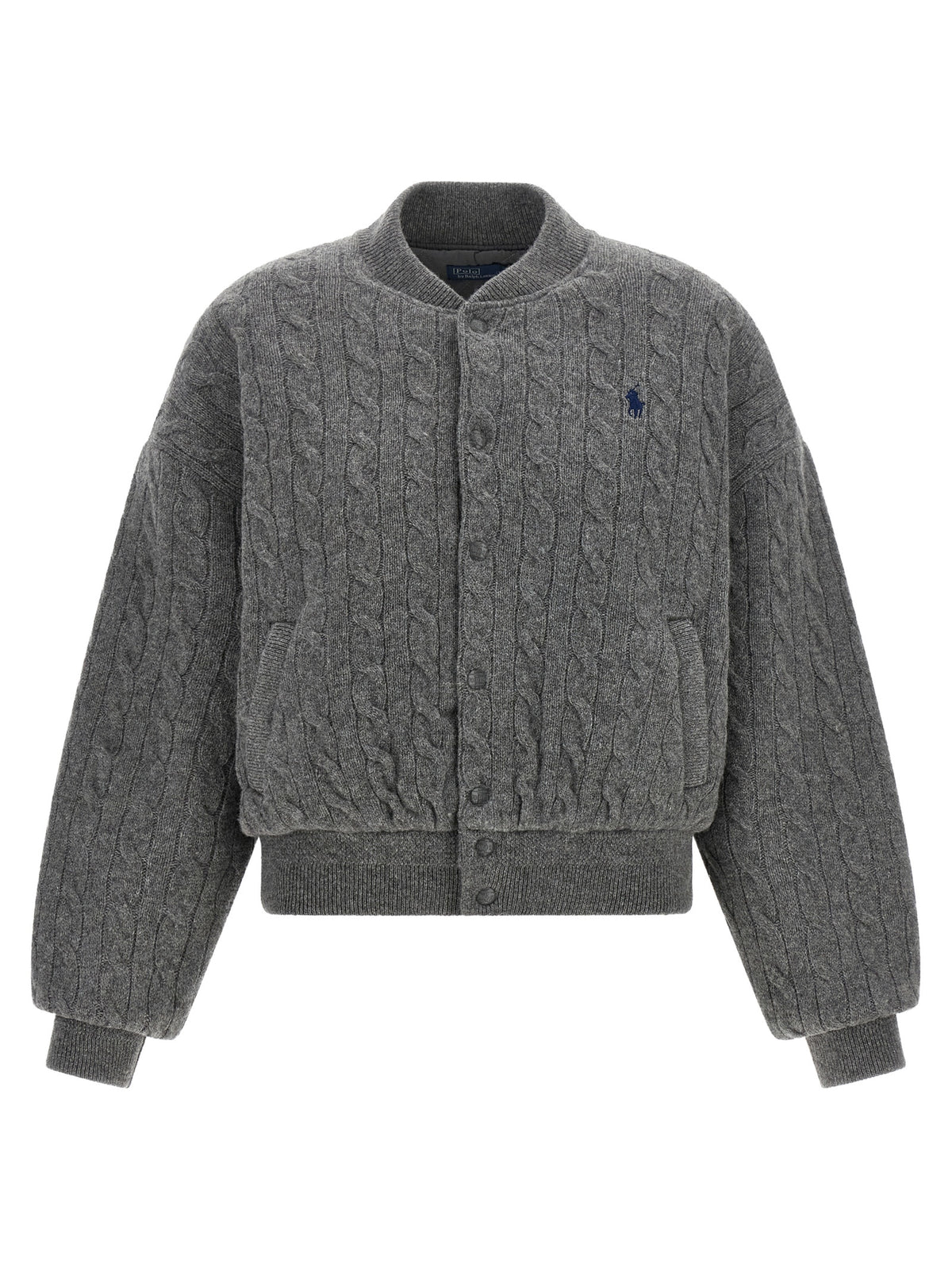 Polo Ralph Lauren Gray Wool Bomber