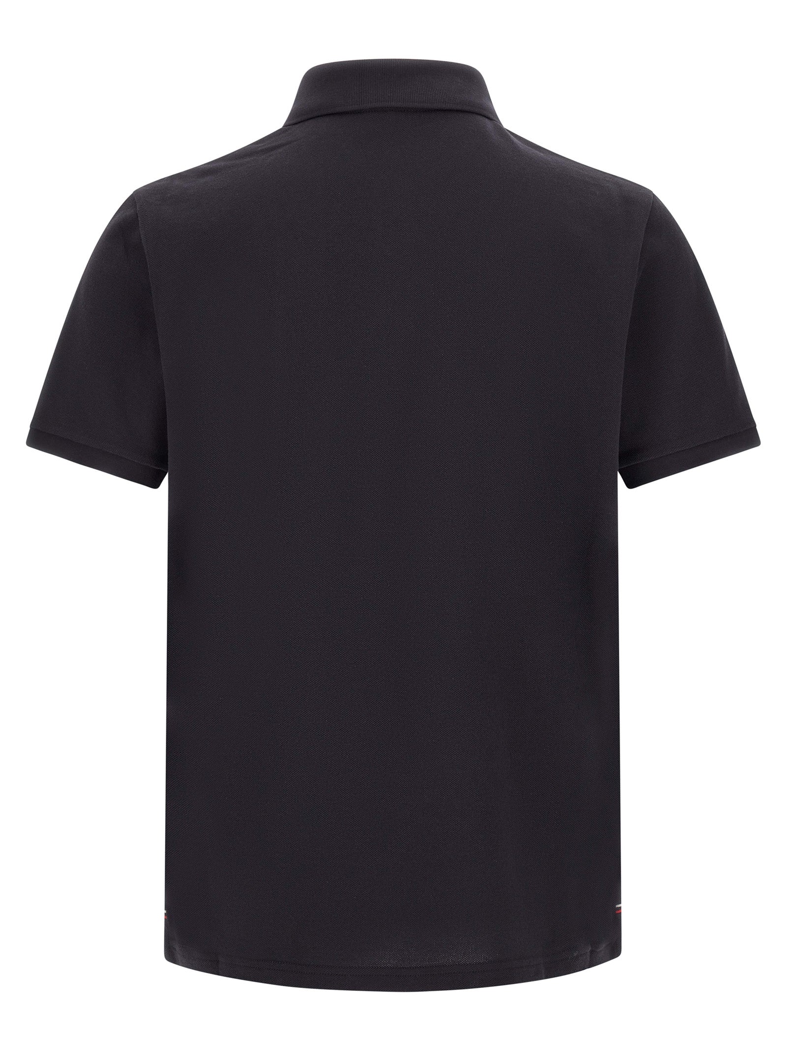 Moncler Blue Cotton Polo Shirt
