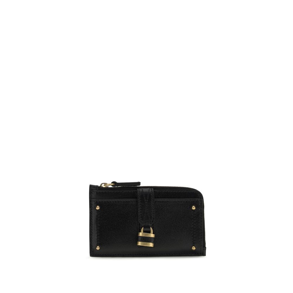 Chloé Black Calf Leather Wallet