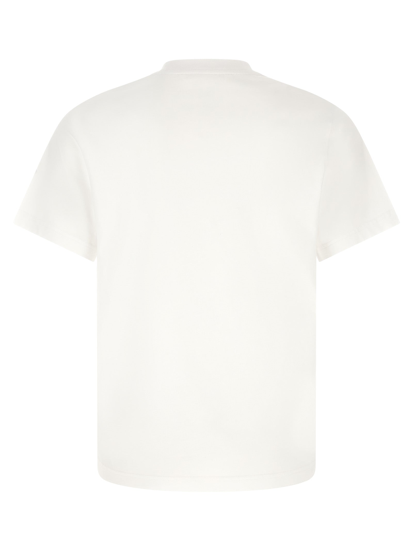 Moncler White Cotton T-Shirt