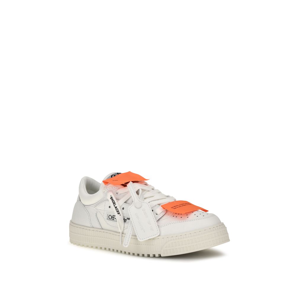 Off-White White Calf Leather Low Top Sneakers