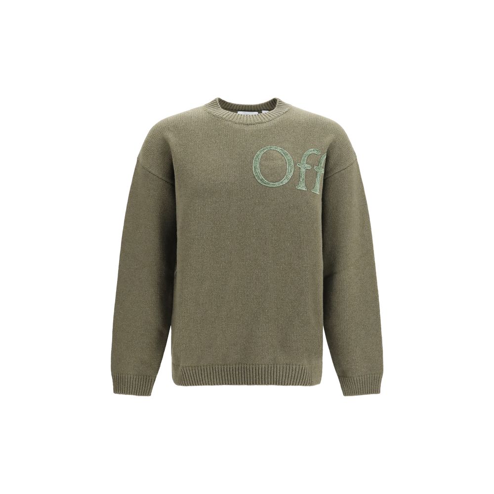 Off-White Bicolor Wool Sweatshirt