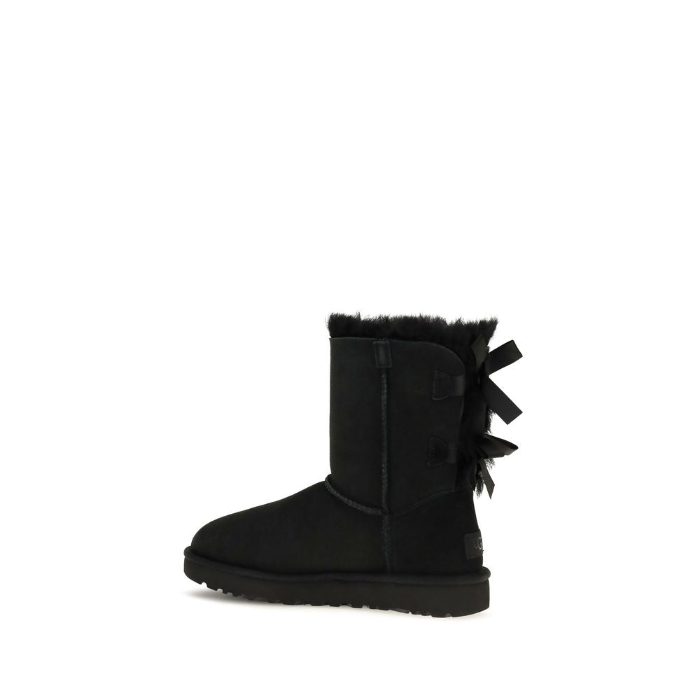 UGG Black Calf Leather Boots