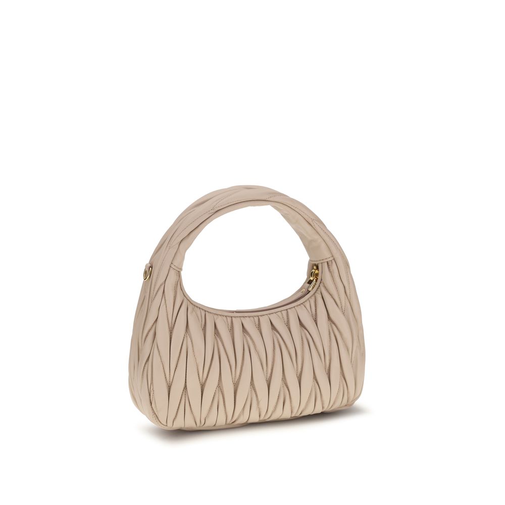 Miu Miu Beige Calf Leather Handbag