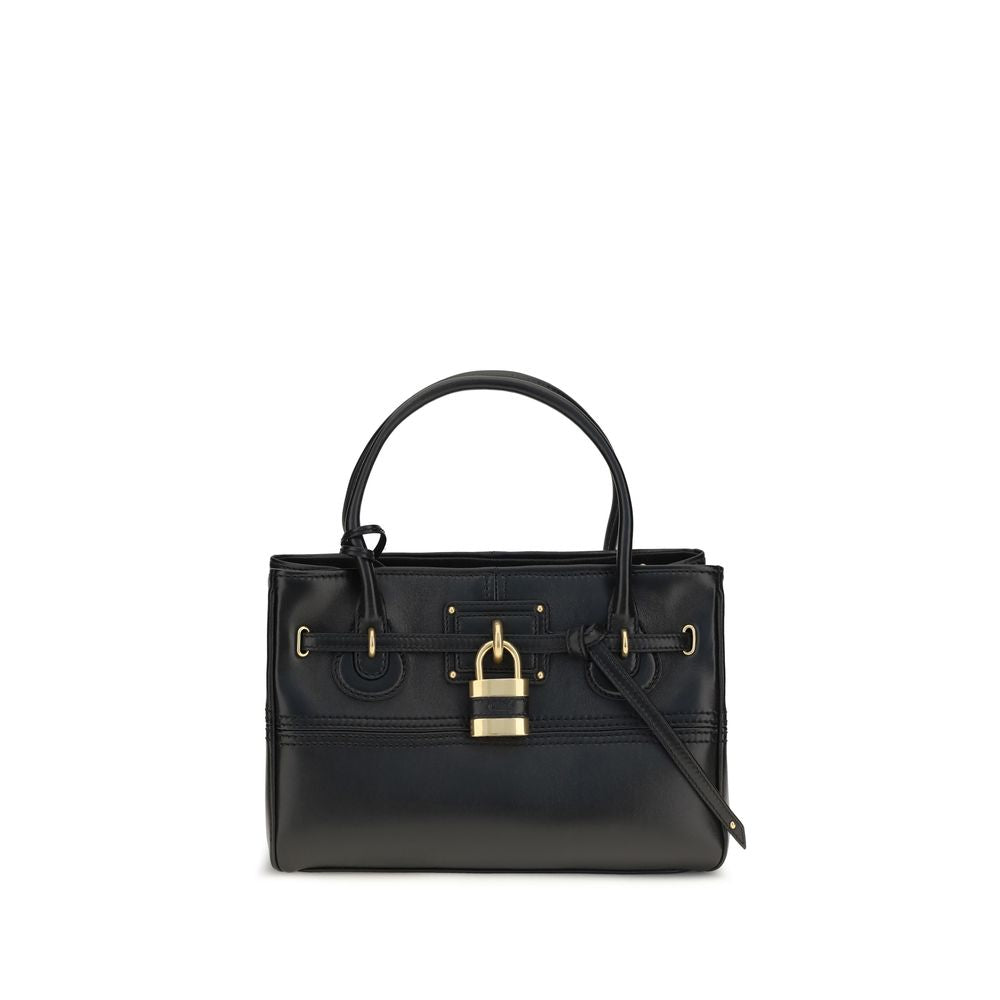 Chloé Black Calf Leather Shoulder Bag