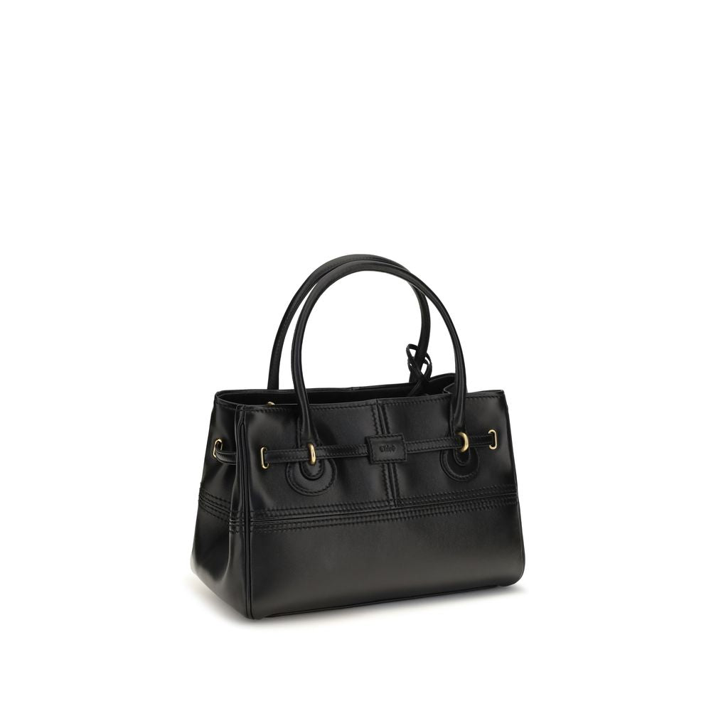 Chloé Black Calf Leather Shoulder Bag