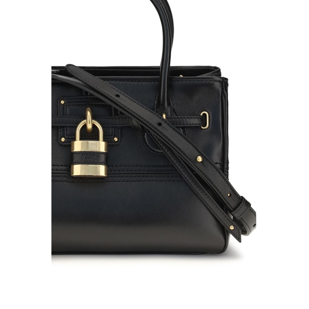 Chloé Black Calf Leather Shoulder Bag
