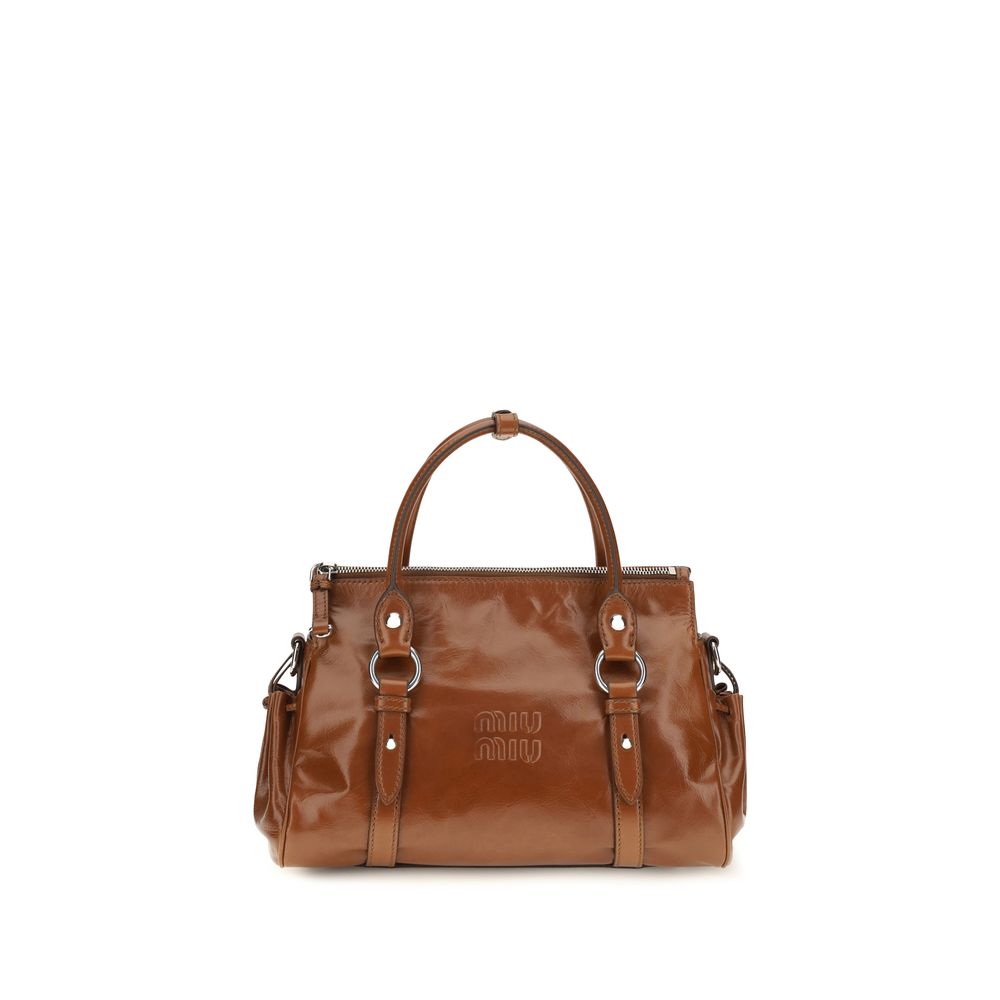 Miu Miu Brown Calf Leather Handbag