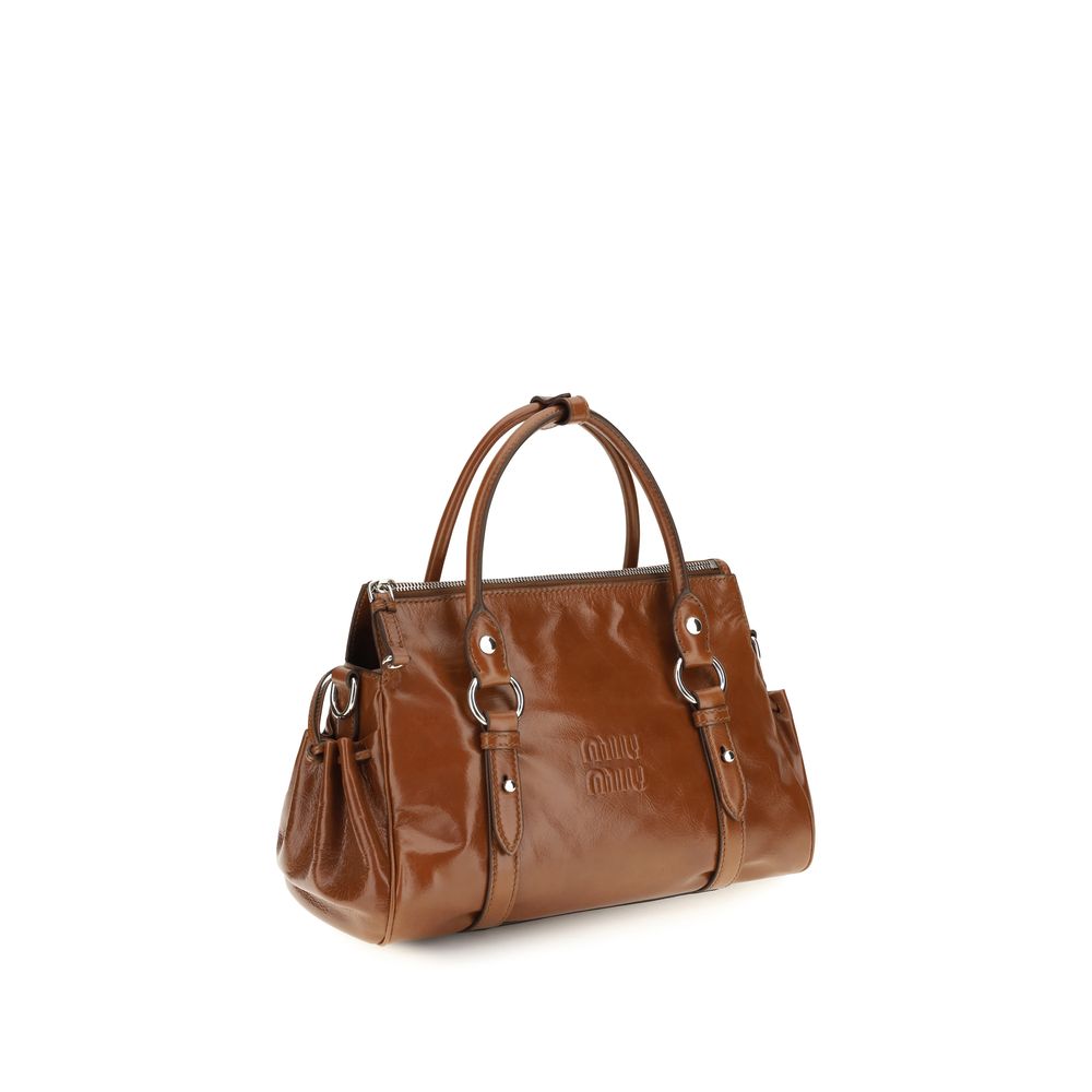 Miu Miu Brown Calf Leather Handbag