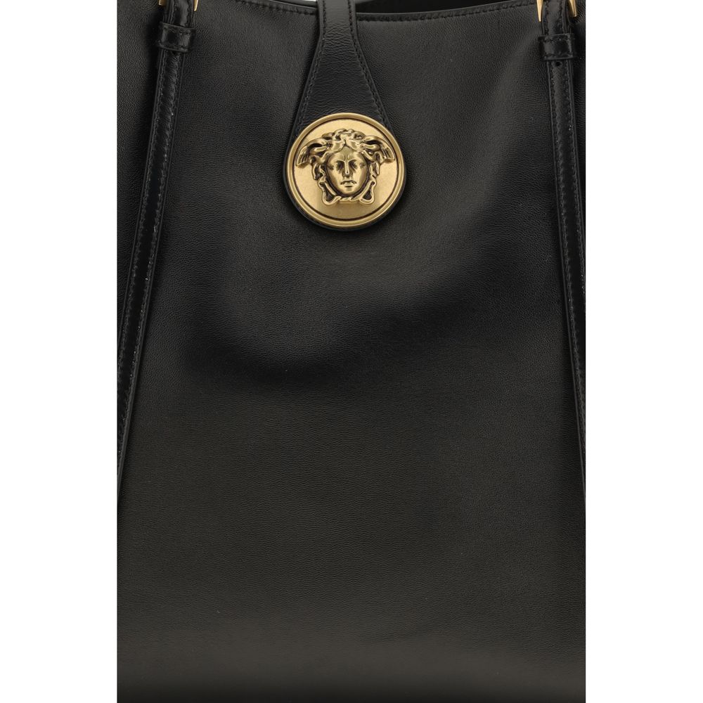 Versace Black Lamb Shoulder Bag