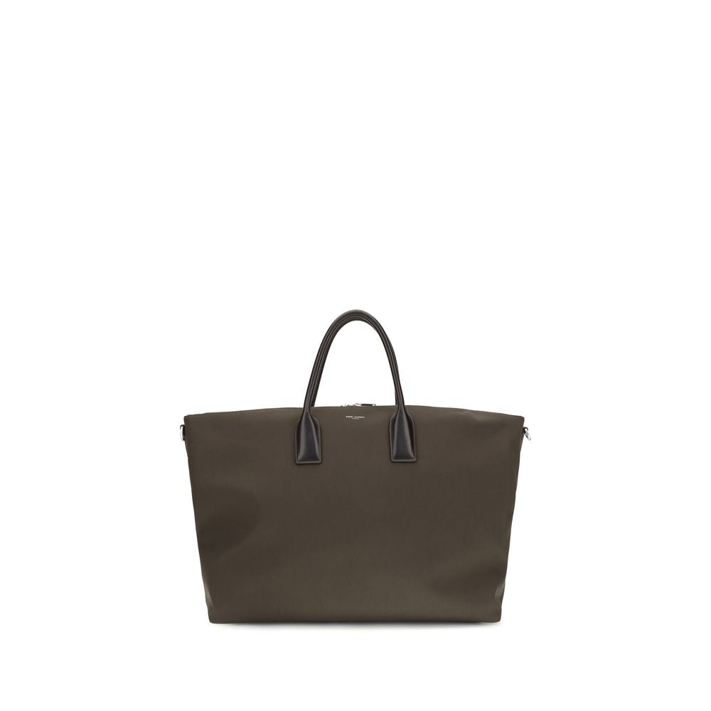 Saint Laurent Brown Calf Leather Luggage And Travel