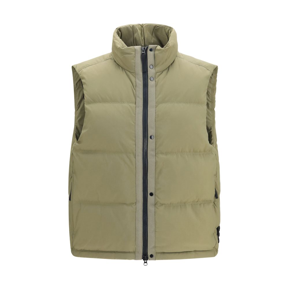 Stone Island Bicolor Polyamide Sleevelesss Jacket