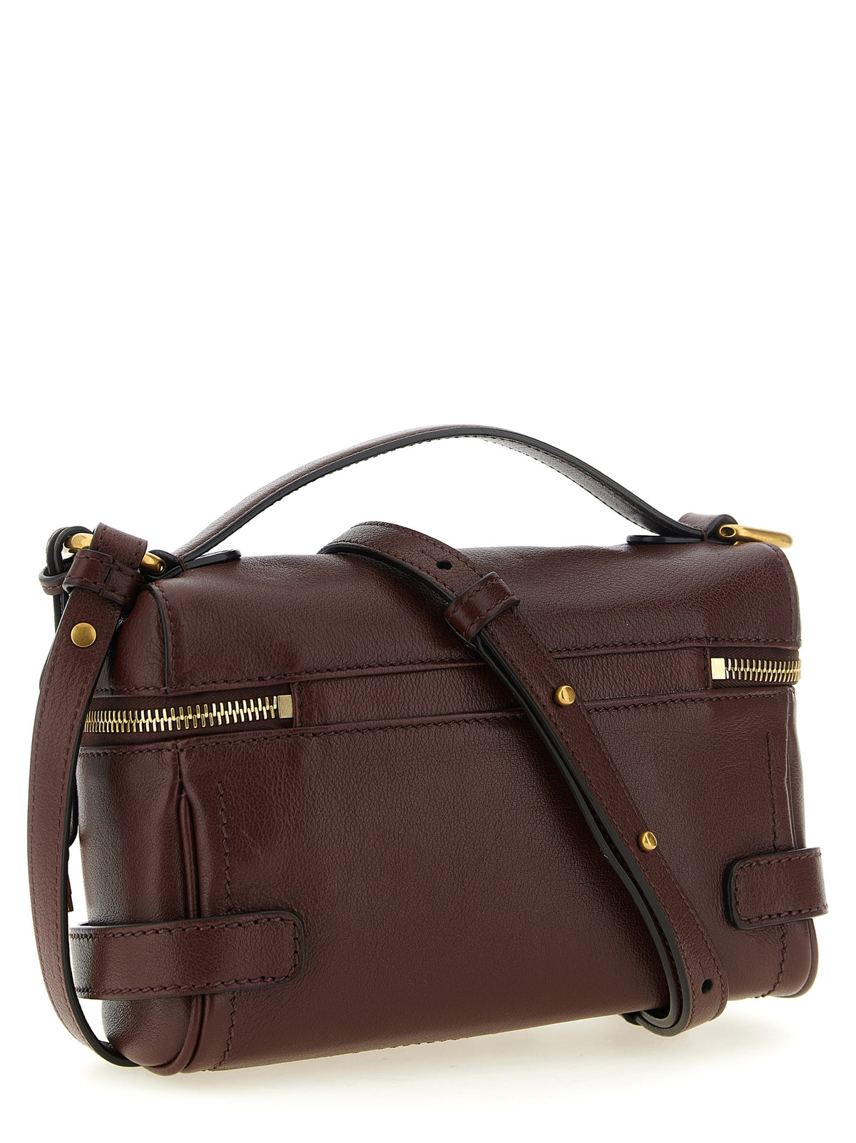 Sac à bandoulière Chloé Brown en cuir de buffle