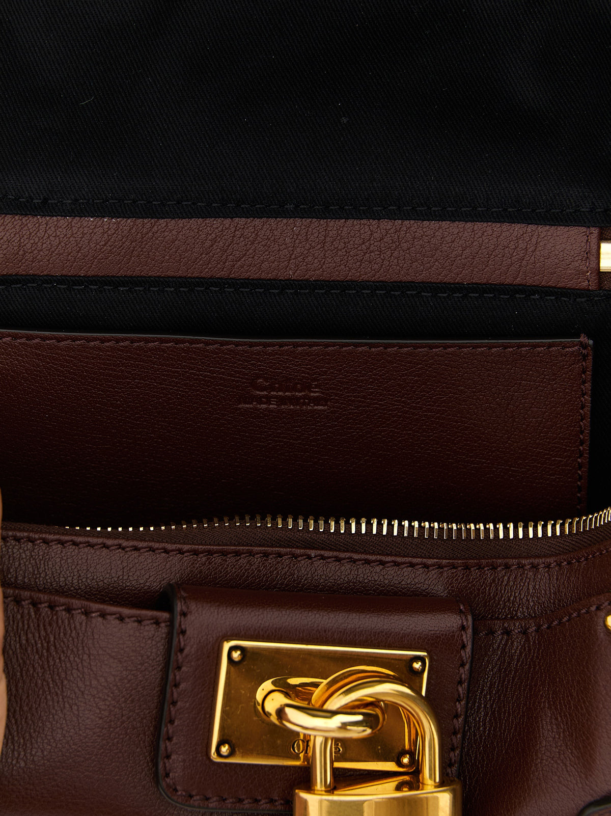 Sac à bandoulière Chloé Brown en cuir de buffle