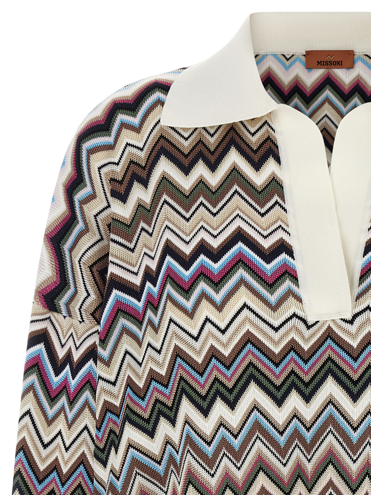 Missoni Multicolor Viskose Poloshirt