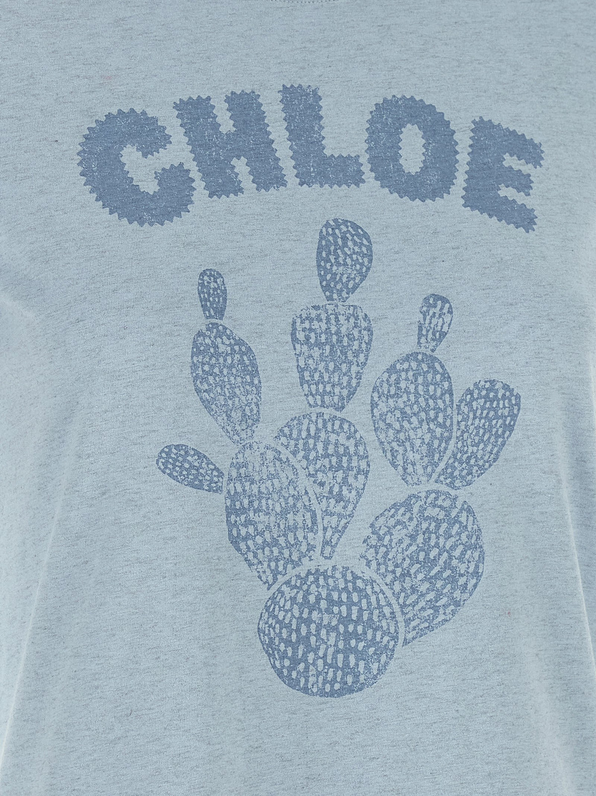 T-shirt Chloé en coton bleu