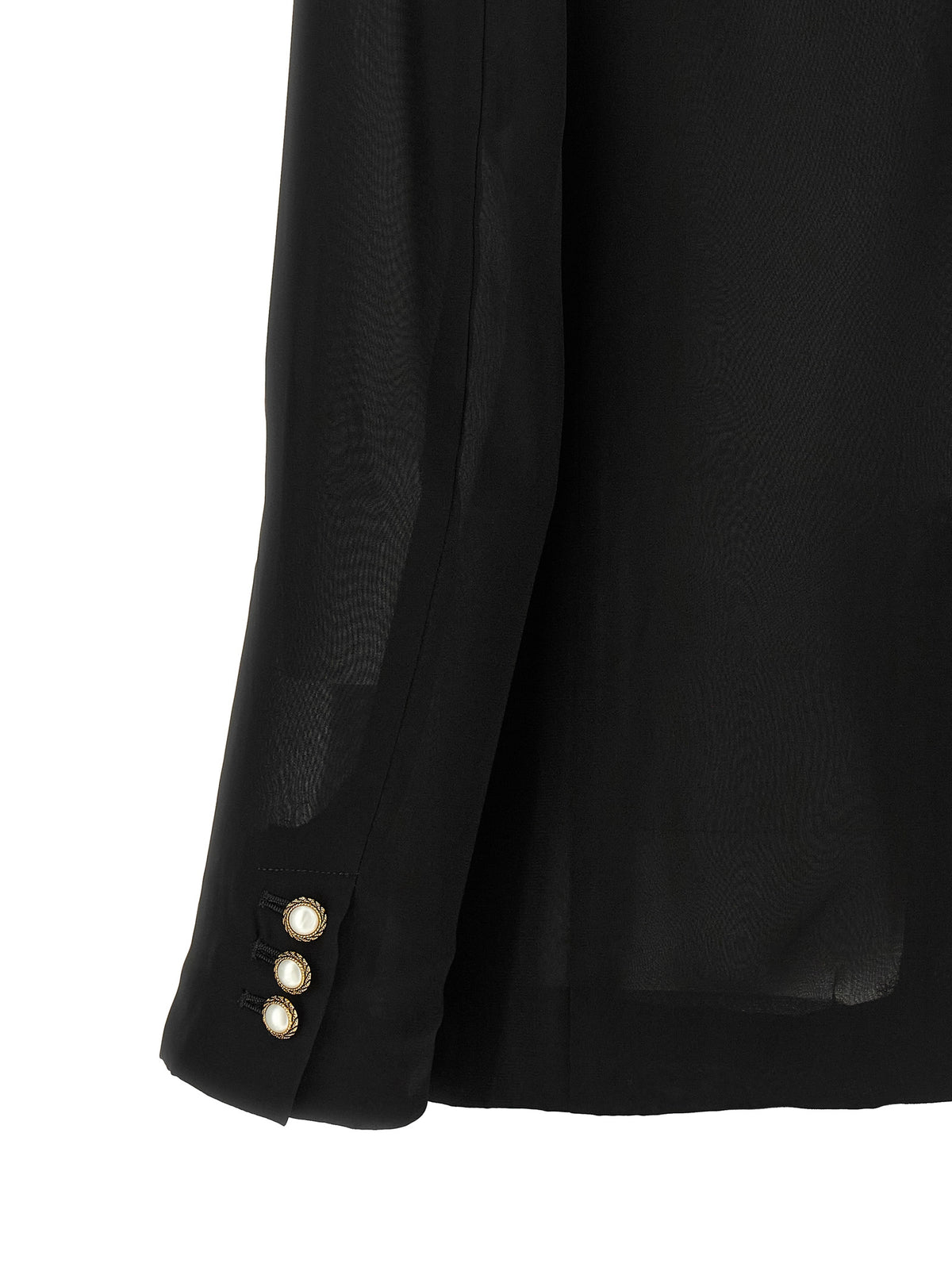 Blazer Comme Des Garçons en polyester noir