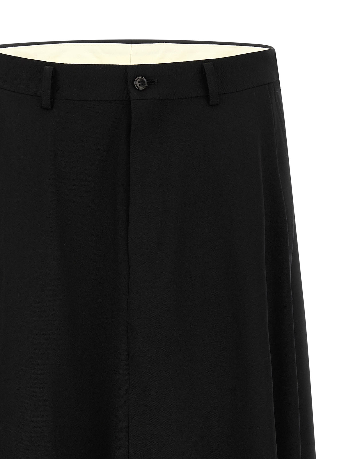 Pantalon de costume Comme des Garçons en laine noire