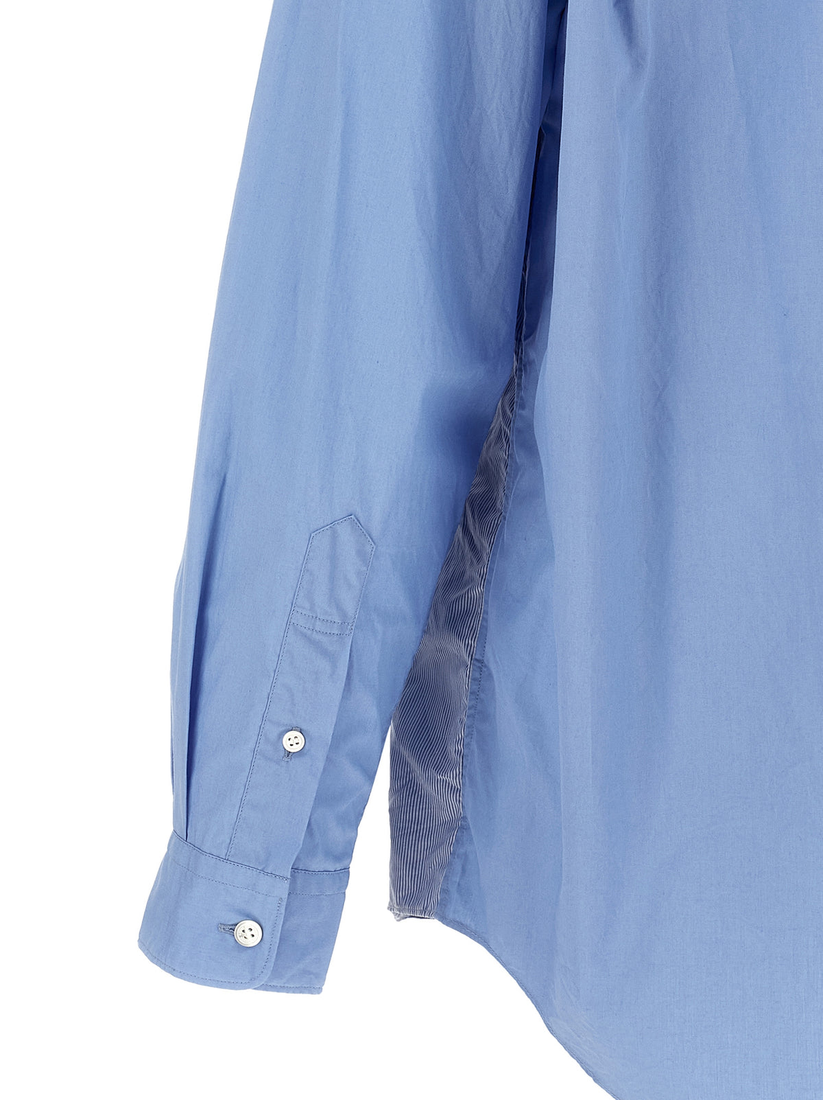Comme Des Garçons Chemisier en coton bleu