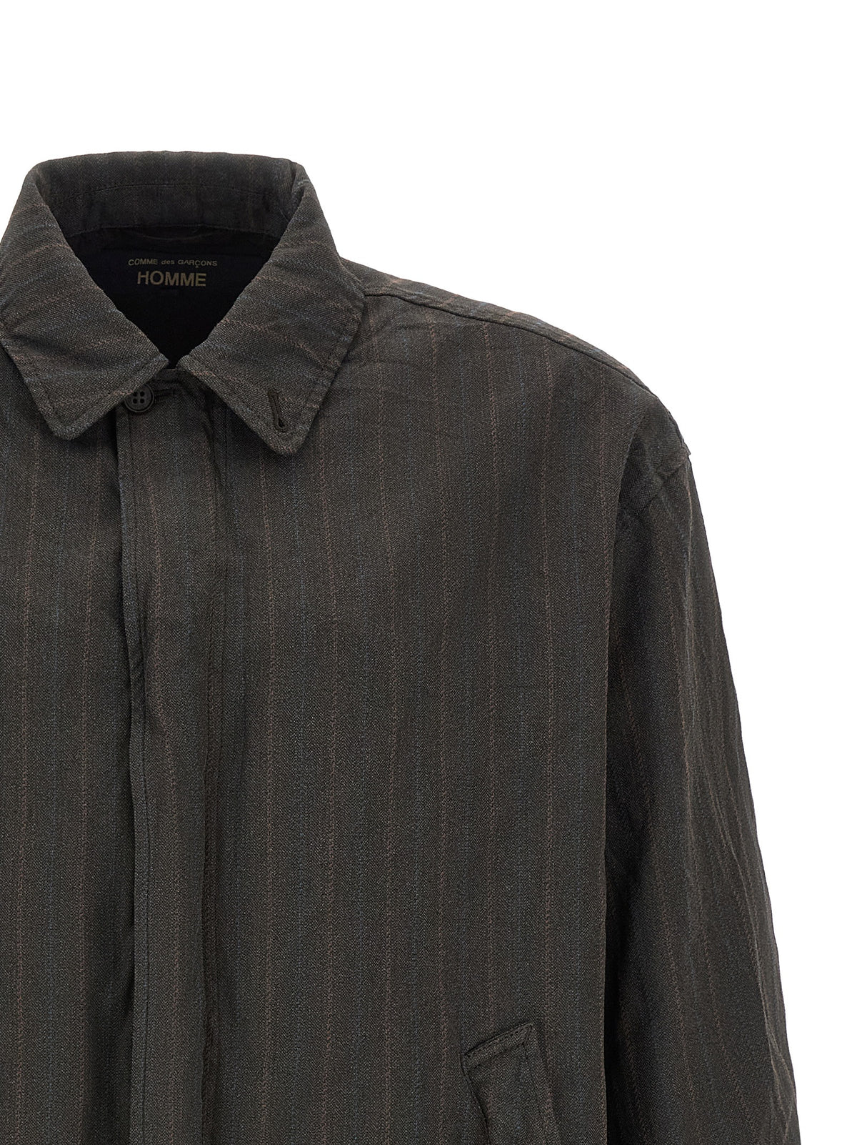Comme des Garçons Brauner Polyester-Blouson