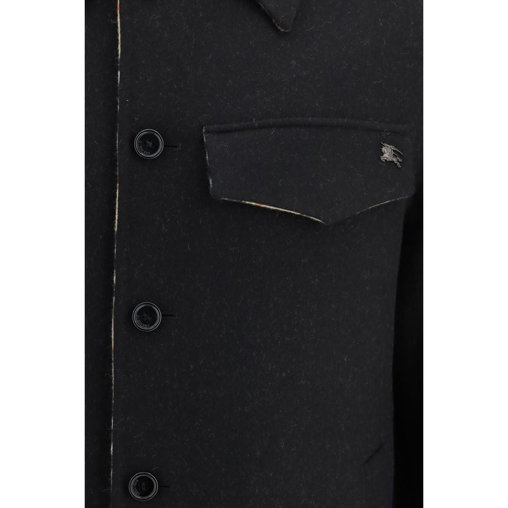 Burberry Black Wool Jacket