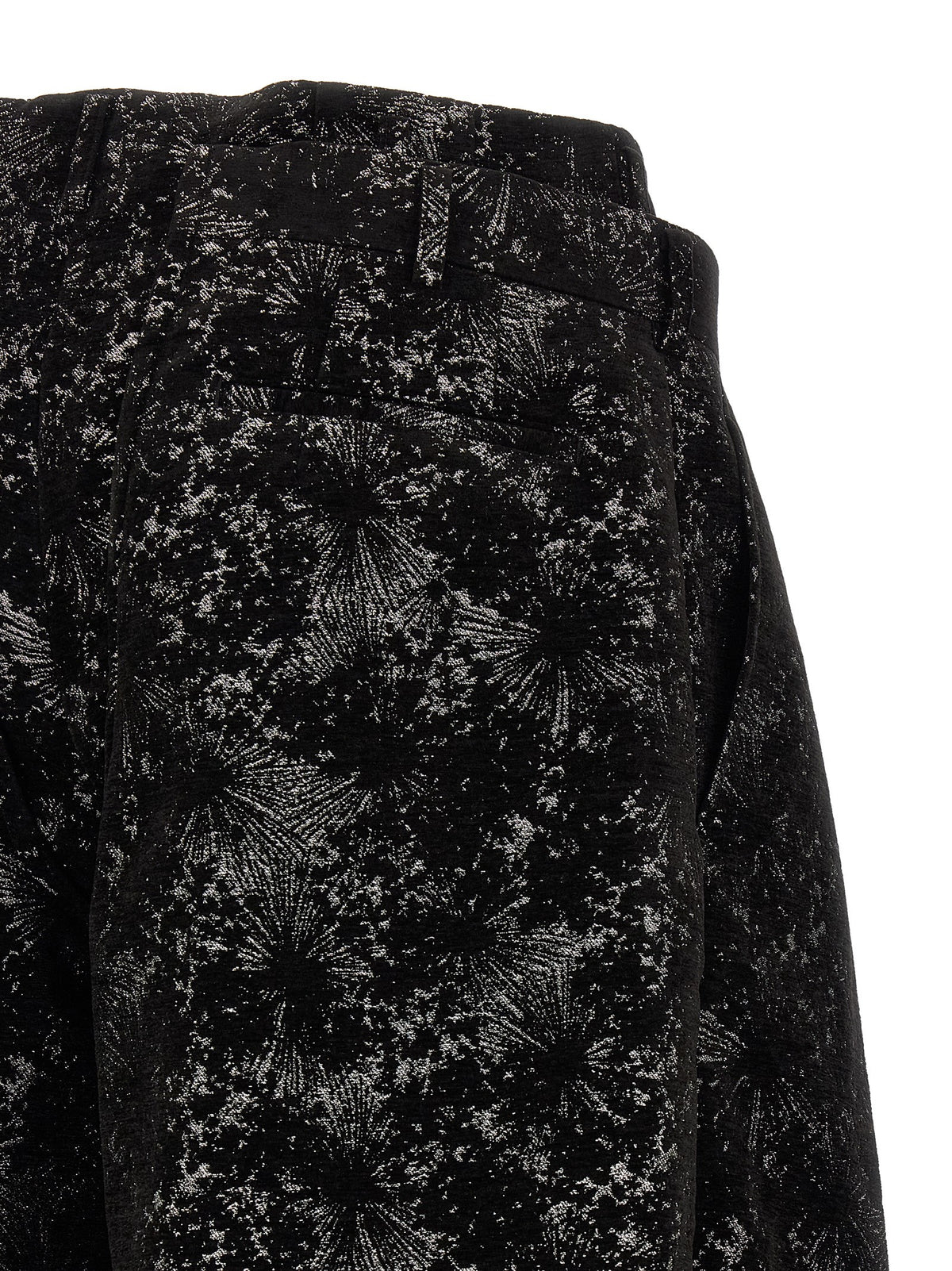 Comme Des Garçons Schwarze Polyester-Bermudashorts