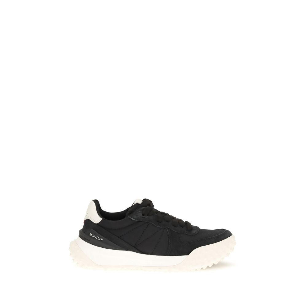 Moncler Schwarze sportliche Sneaker aus Polyamid