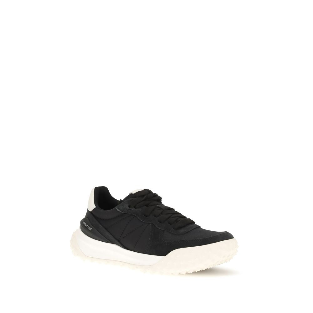 Moncler Schwarze sportliche Sneaker aus Polyamid