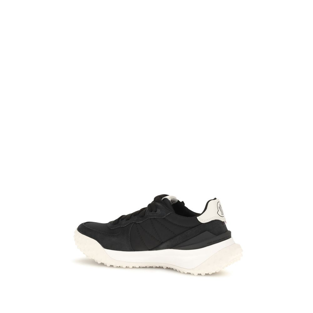 Moncler Schwarze sportliche Sneaker aus Polyamid