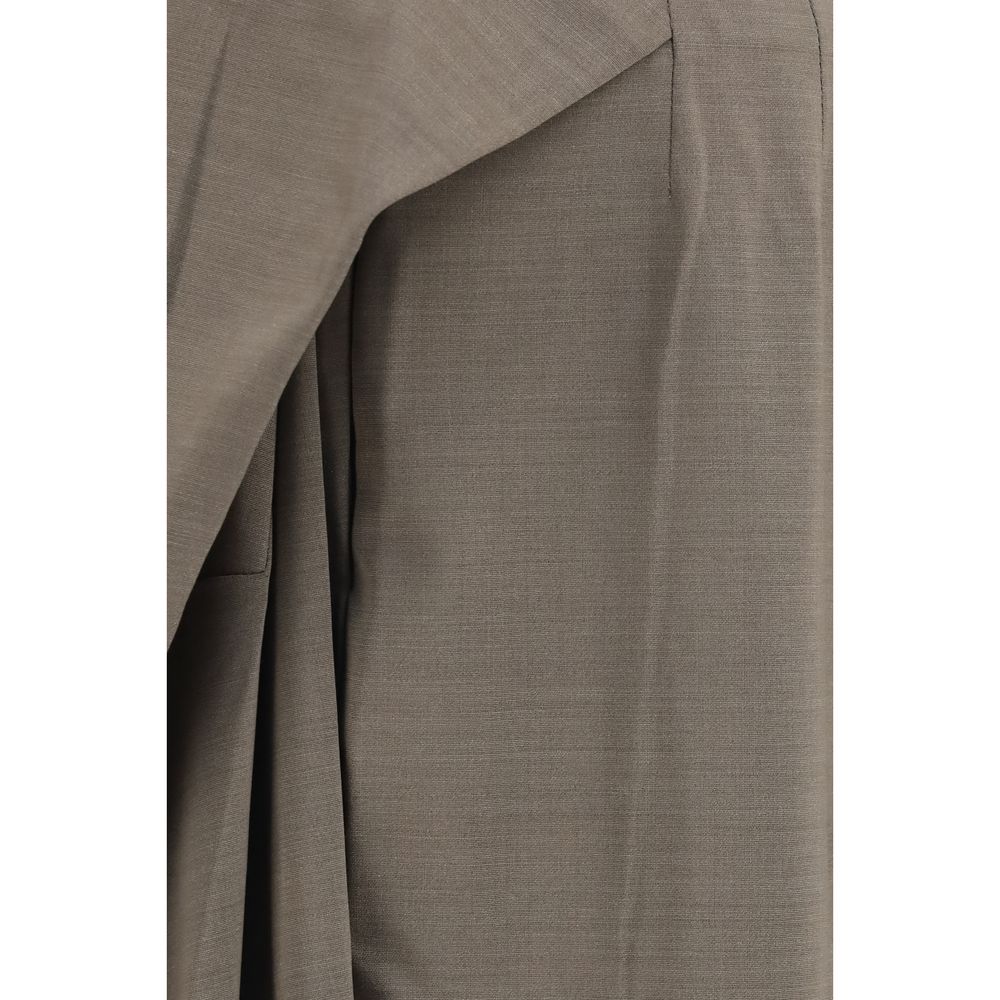 Jacquemus Gray Wool Flared Pants