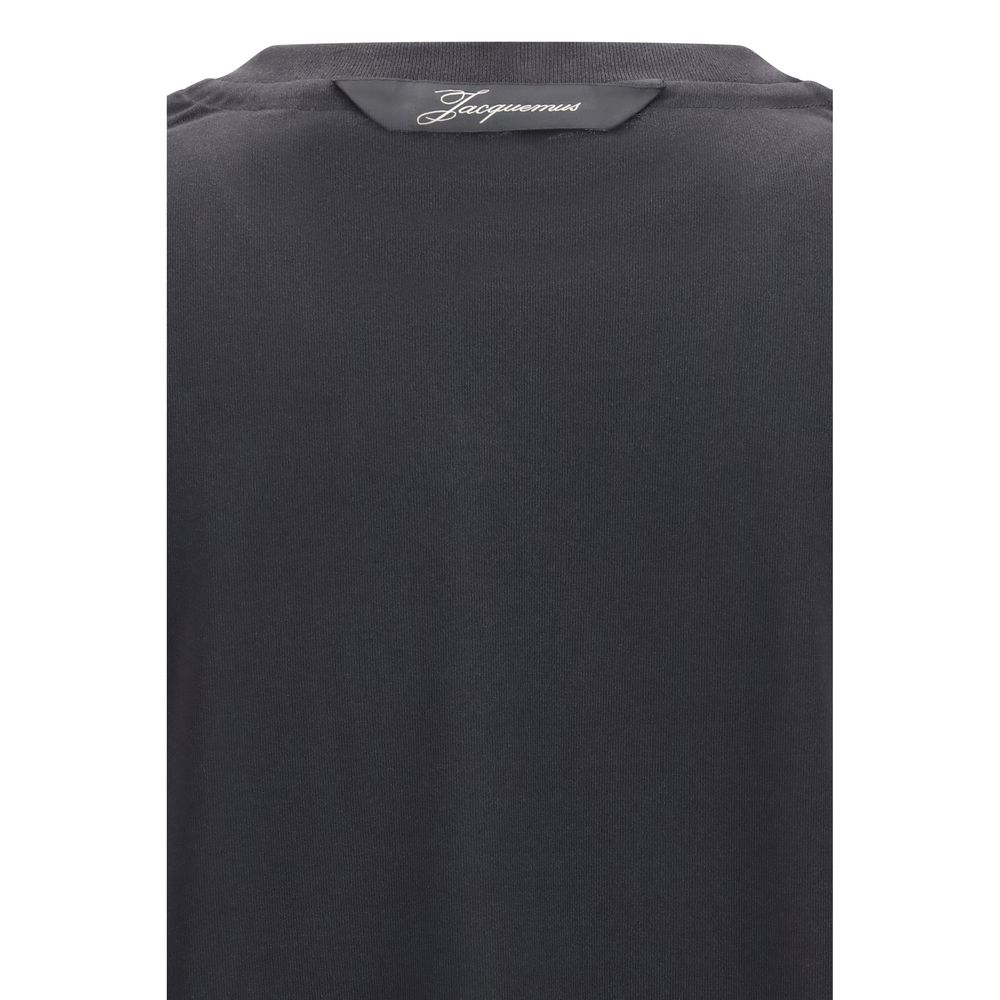 Jacquemus Schwarzes Paper Langarm-T-Shirt