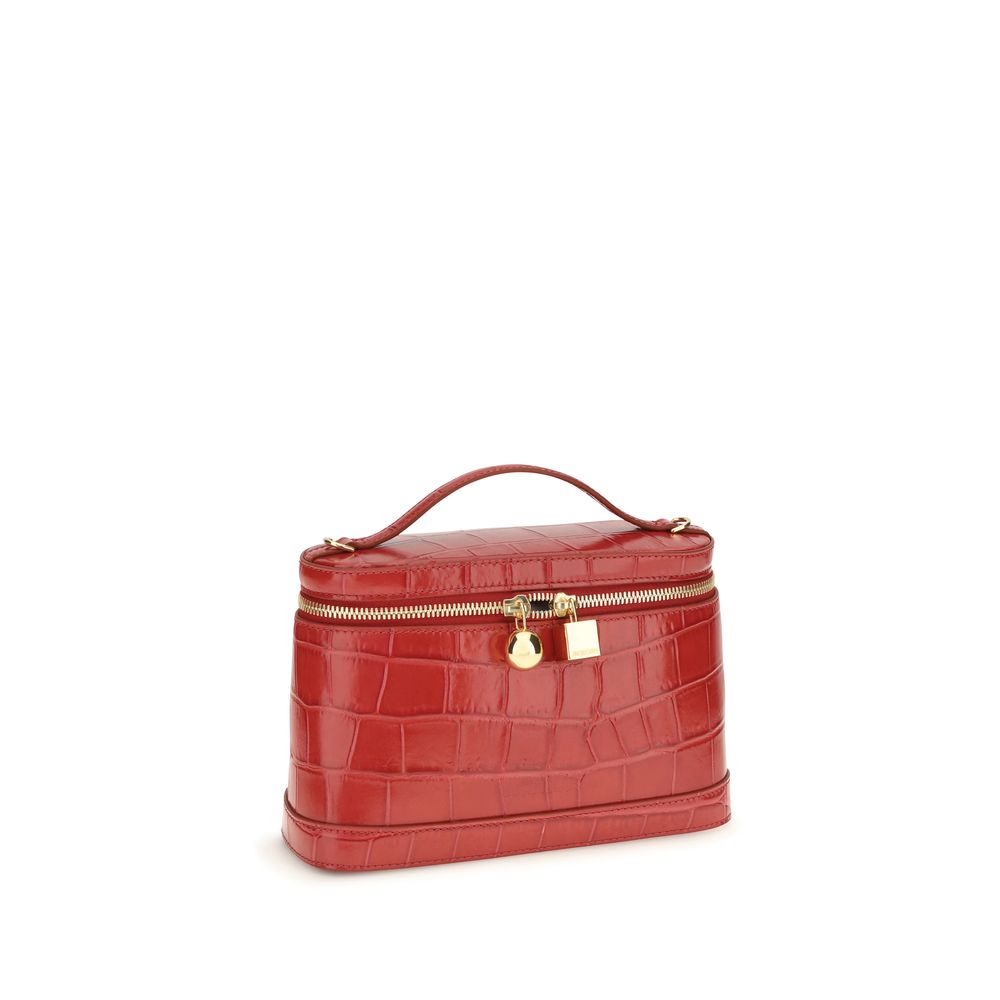 Jacquemus Red Calf Leather Handbag
