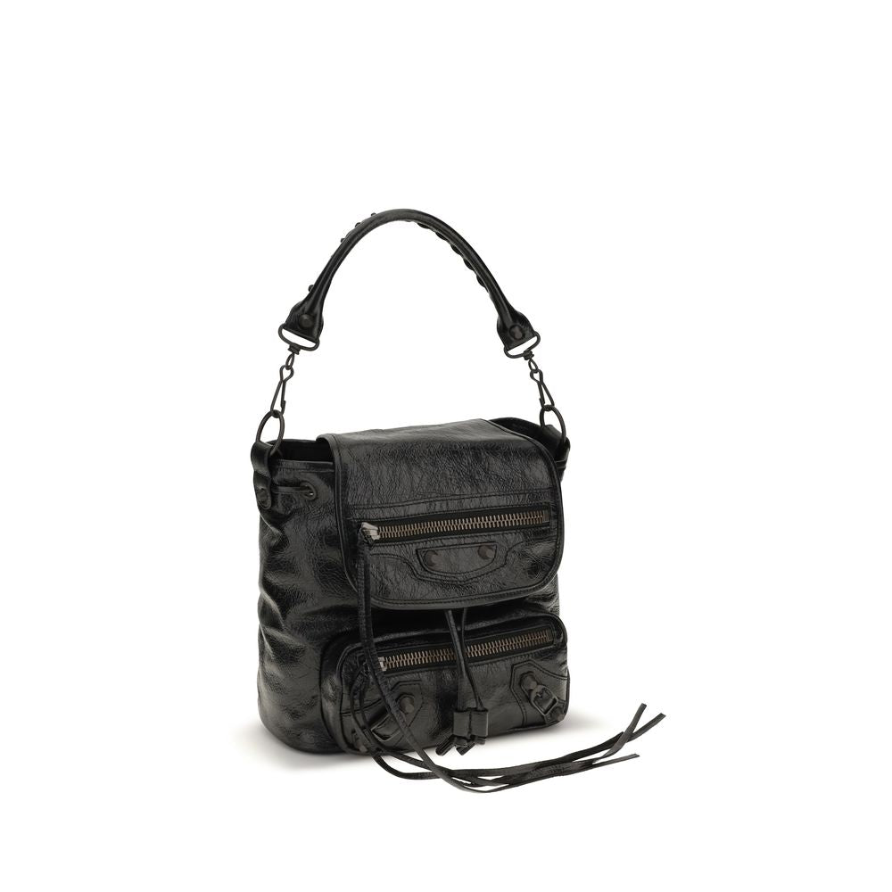 Balenciaga Black Lamb Backpack