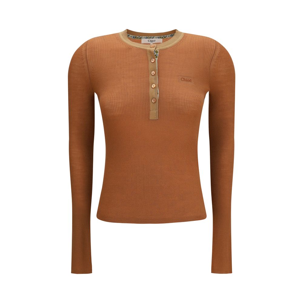 Chloé Beige Wool Shirt
