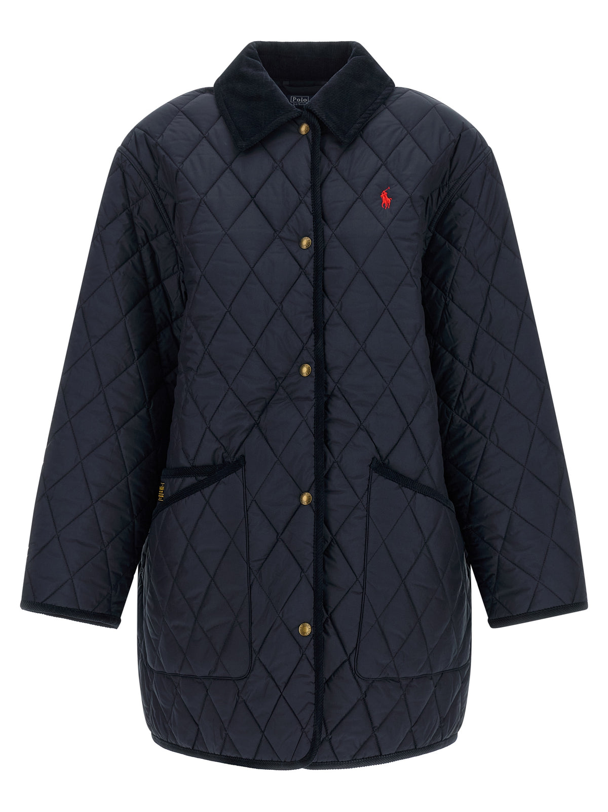 Veste longue Polo Ralph Lauren en polyester bleu