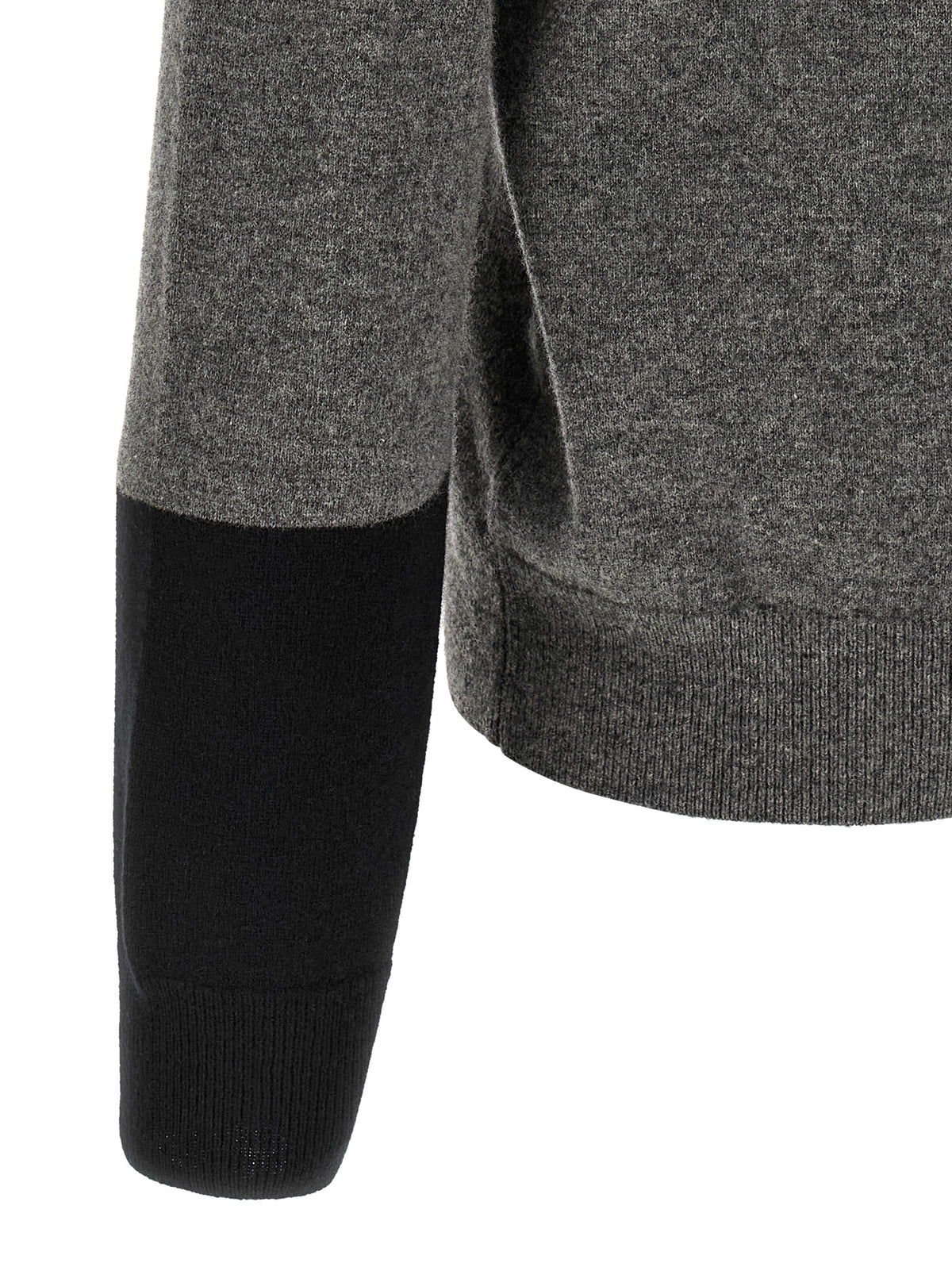 Comme Des Garçons Gray Wool Cardigan