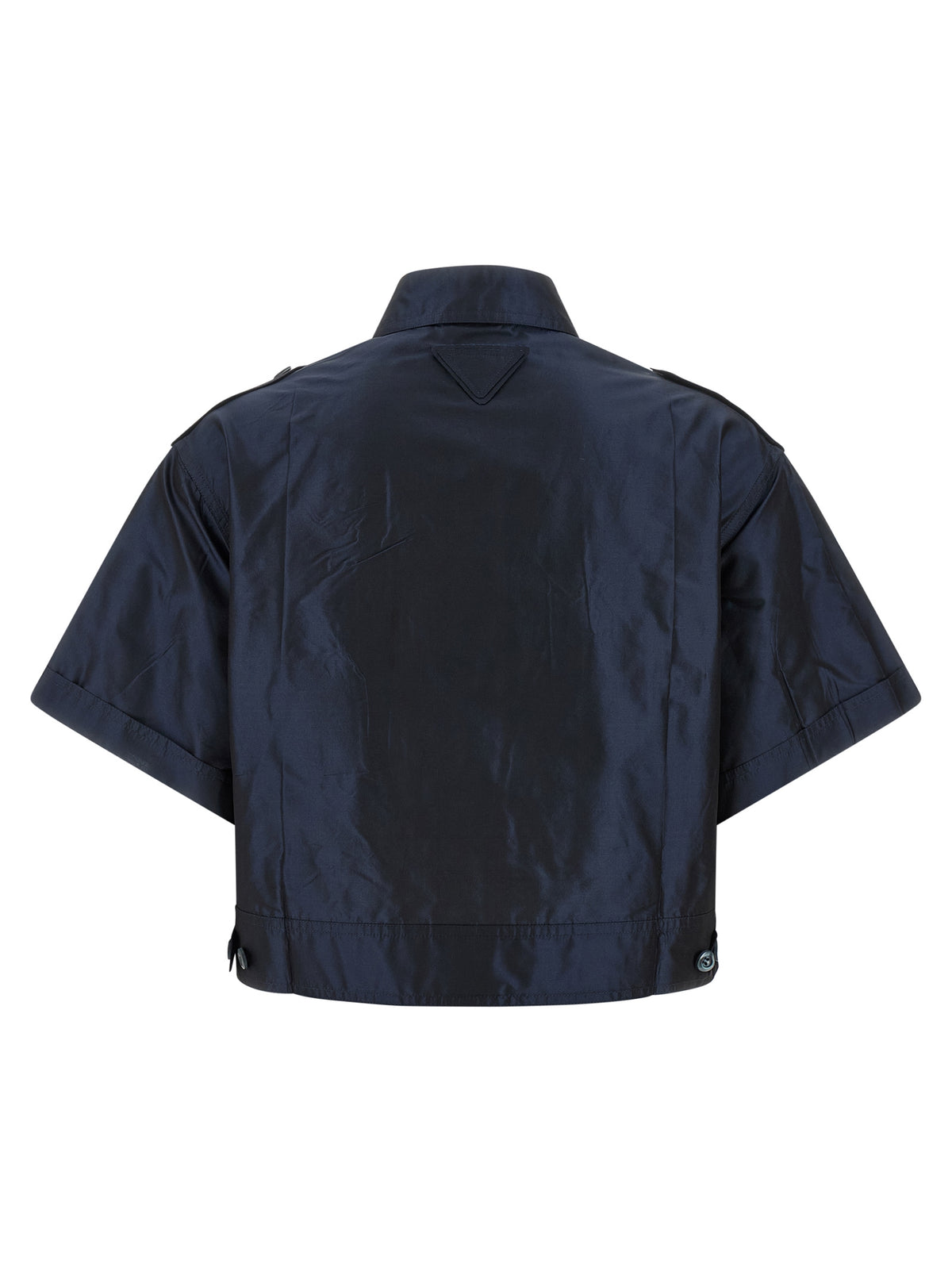 Chemisier Prada en soie bleue