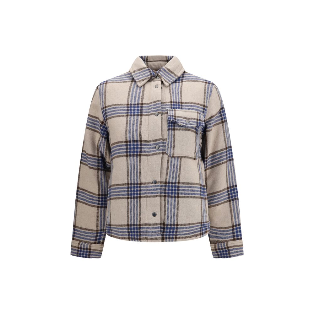 Woolrich Beige Wool Shell Jacket