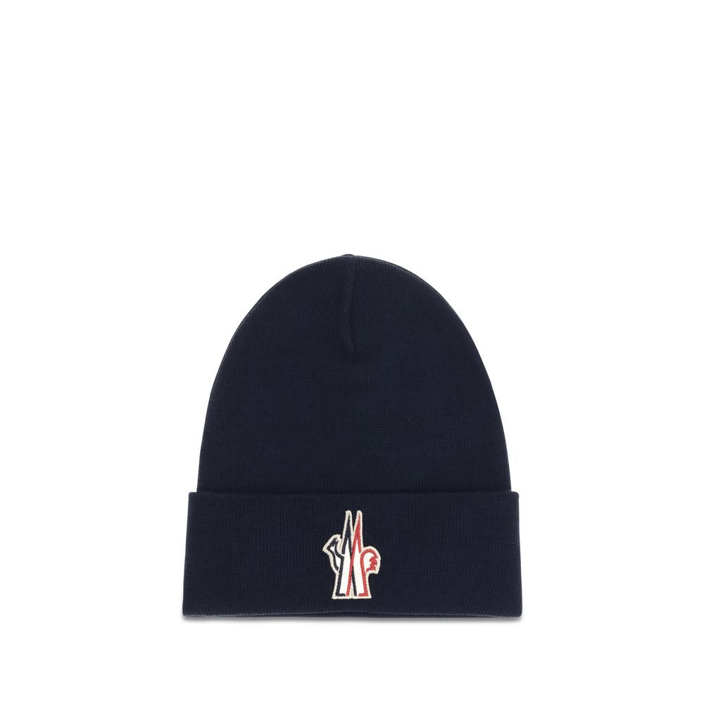 Moncler Grenoble Blue Wool Beanie